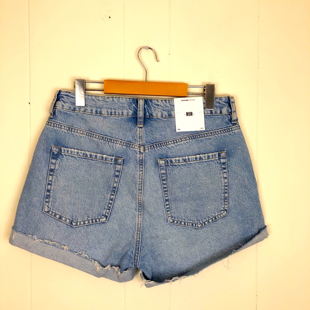 NWT Garage Mom Shorts Sky Blue Sz 29 - Picture 6 of 10